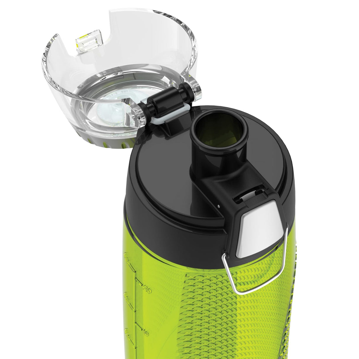 Thermos 24-Oz. Plastic Hydration Bottle with Meter, Lime Green
