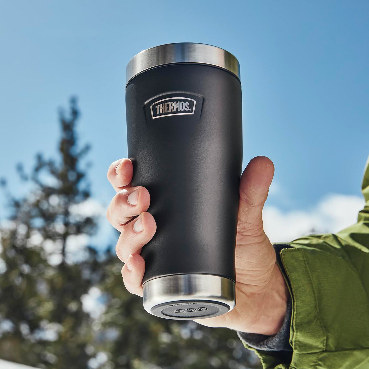 Thermos Icon 16-Oz. Stainless Steel Tumbler, Granite