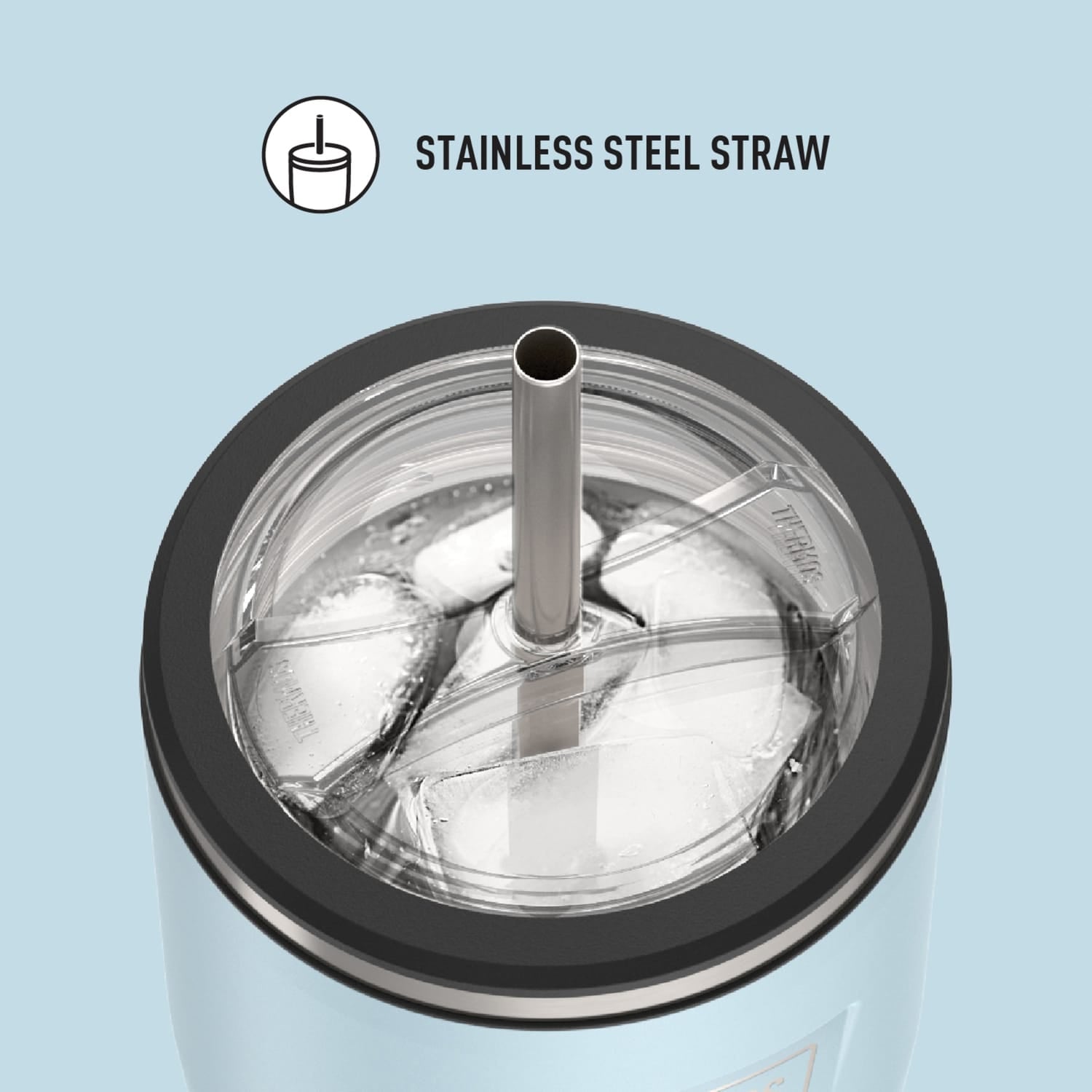 Thermos Icon 24-Oz. Cold Stainless Steel Tumbler with Straw, Glacier