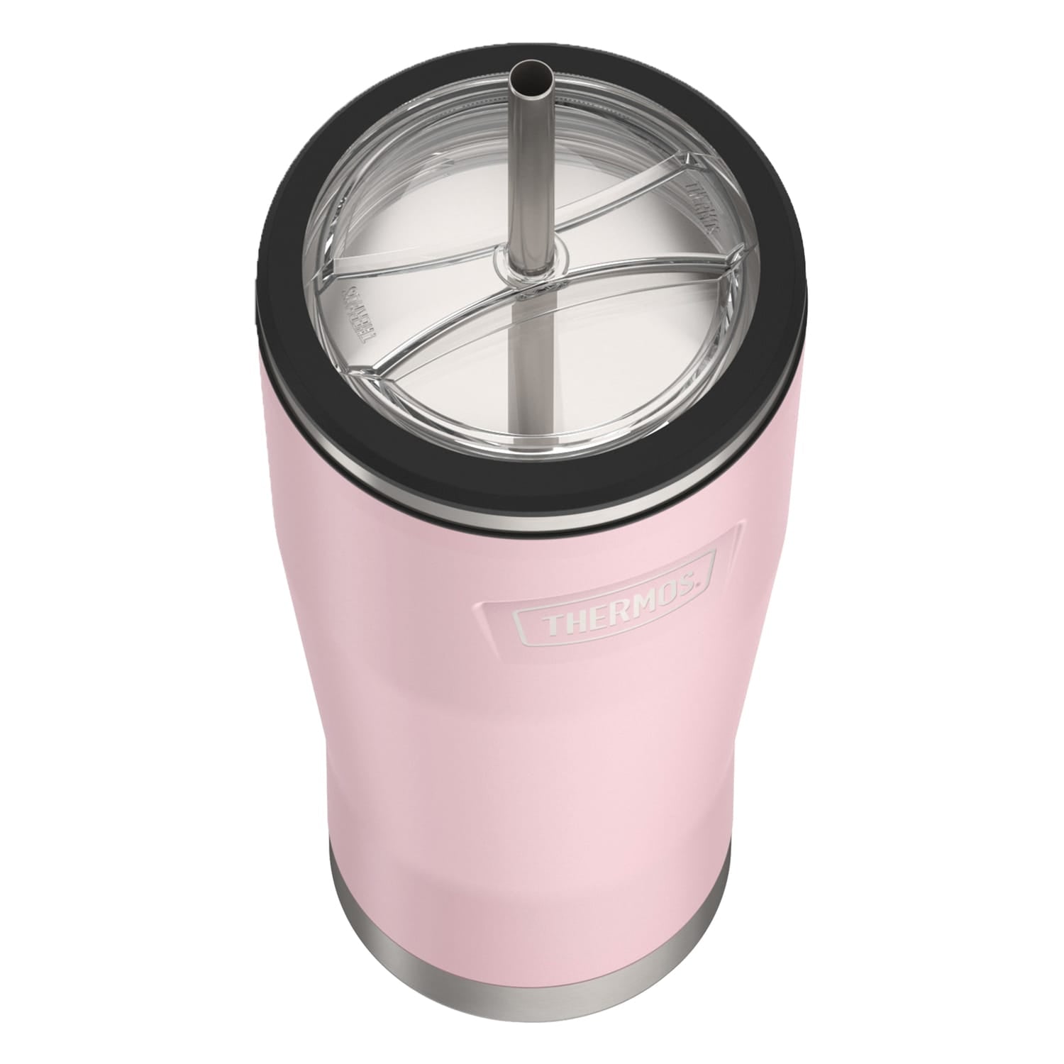Thermos Icon 24-Oz. Cold Stainless Steel Tumbler with Straw, Sunset Pink