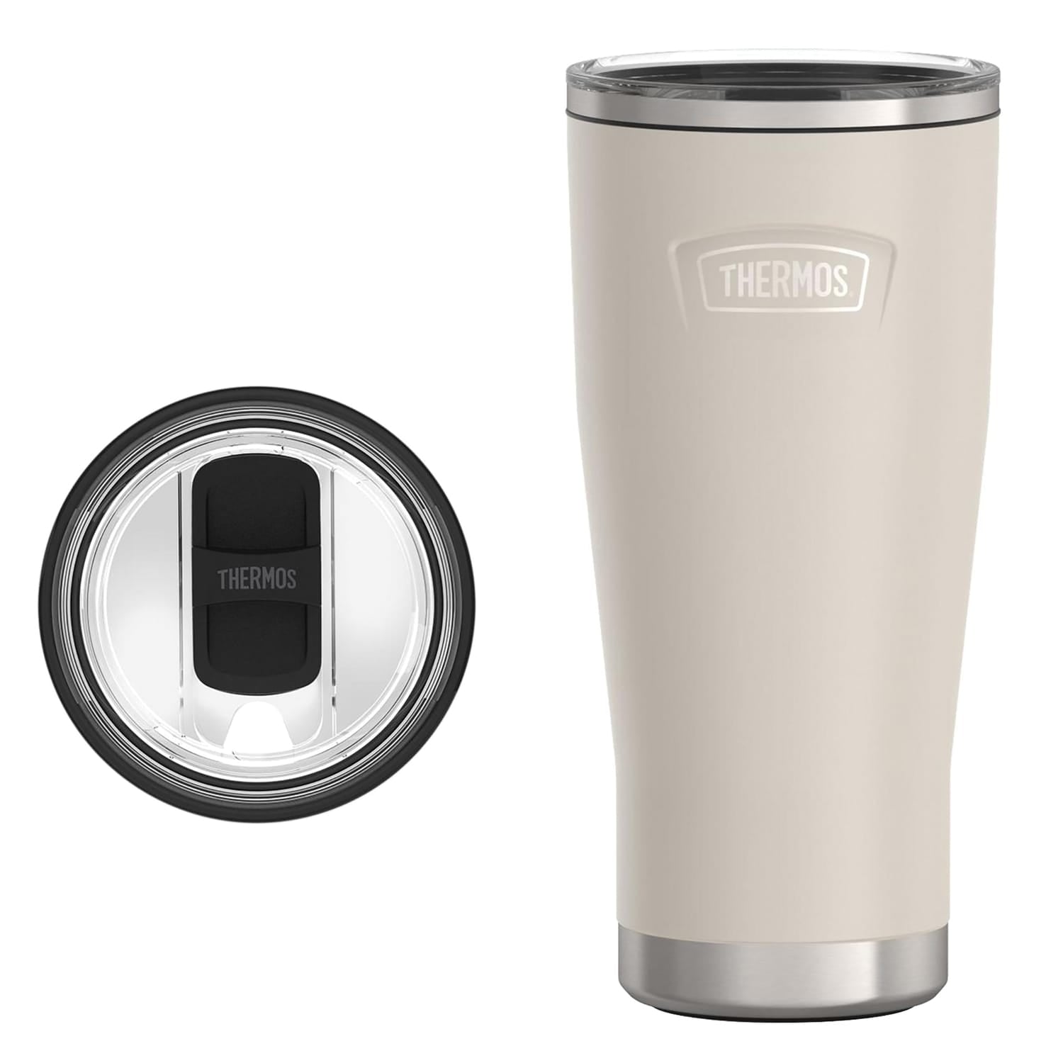 Thermos Icon 24-Oz. Stainless Steel Tumbler with Slide Lock, Sandstone