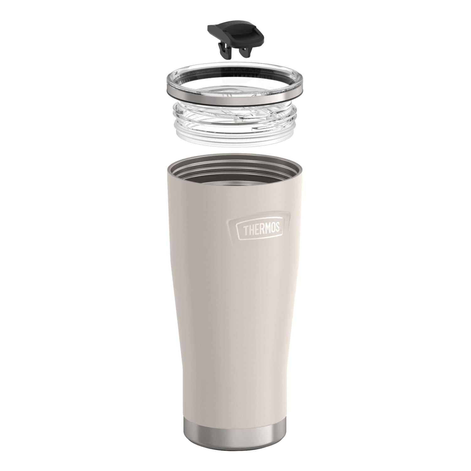 Thermos Icon 24-Oz. Stainless Steel Tumbler with Slide Lock, Sandstone
