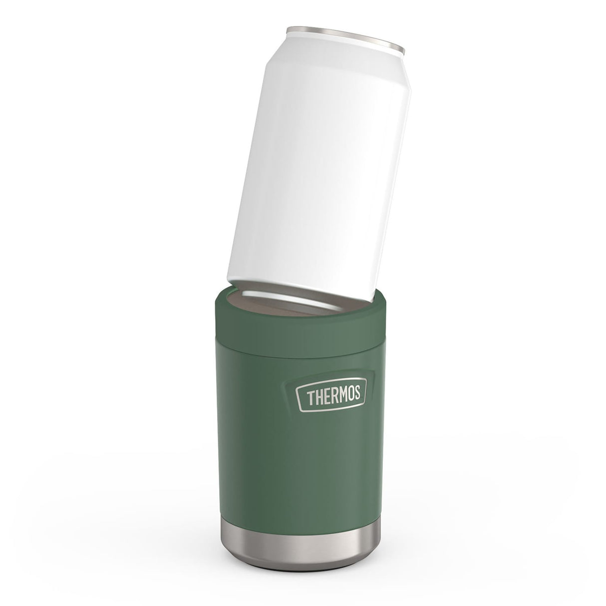 Thermos Icon Series Stainless Steel Beverage 12-Oz.-Can Beverage Insulator