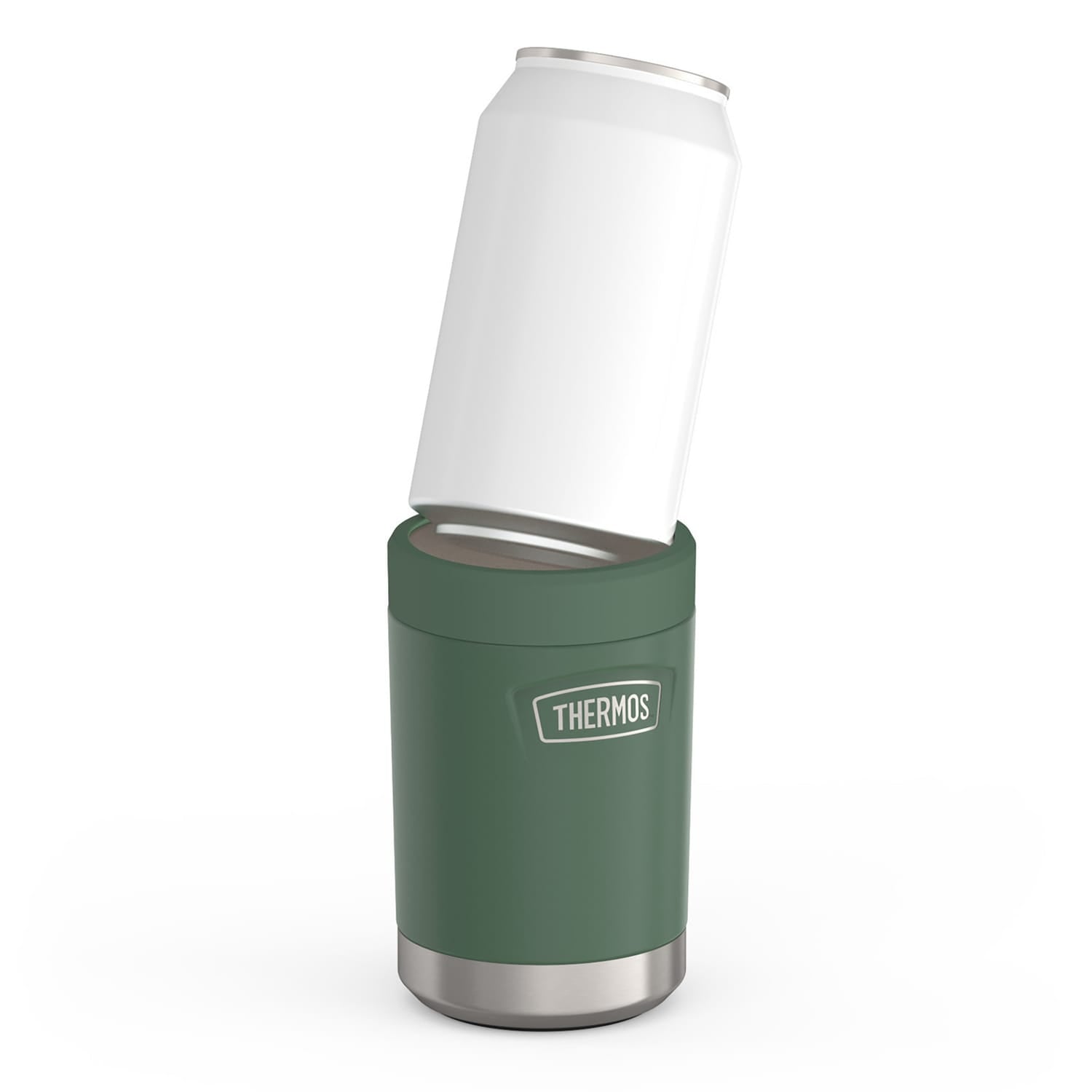 Thermos Icon Series Stainless Steel Beverage 12-Oz.-Can Beverage Insulator