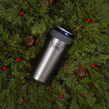 Thermos Icon Series Stainless Steel 12-Oz.-Slim-Can Beverage Insulator, Matte Stainless Steel