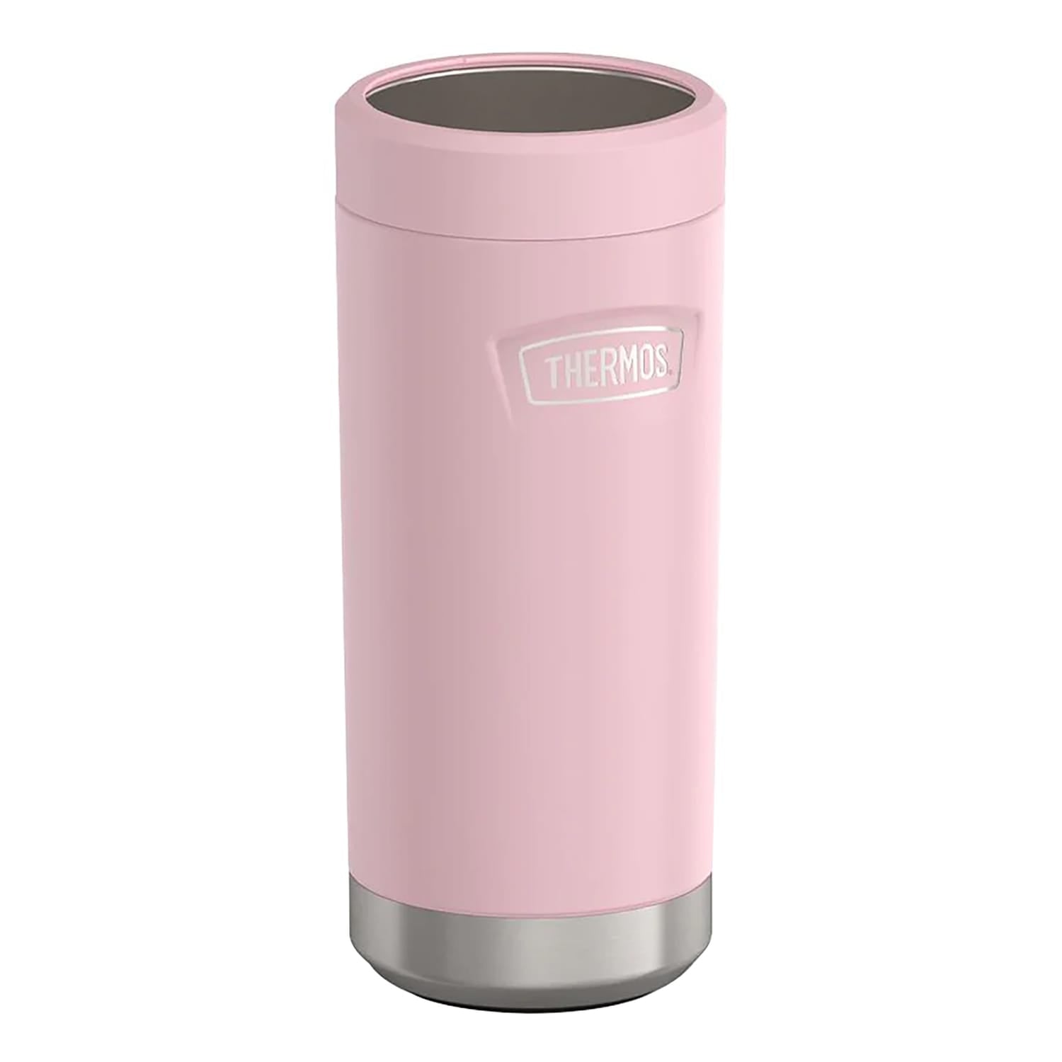 Thermos Icon Series Stainless Steel 12-Oz.-Slim-Can Beverage Insulator, Sunset Pink