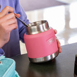 Thermos Icon Series 12-Oz. Stainless Steel Kids Food Jar with Spoon, Hot Pink
