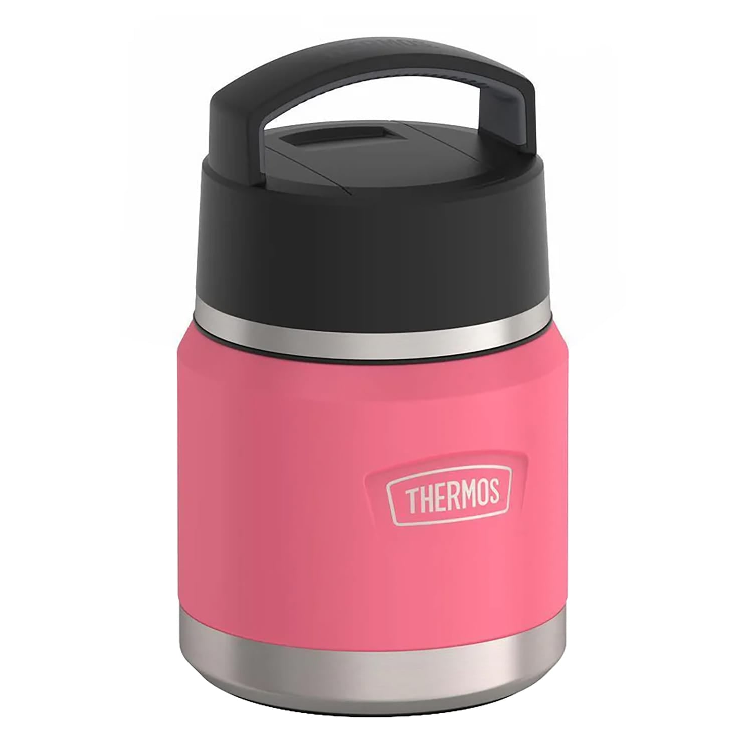 Thermos Icon Series 12-Oz. Stainless Steel Kids Food Jar with Spoon, Hot Pink