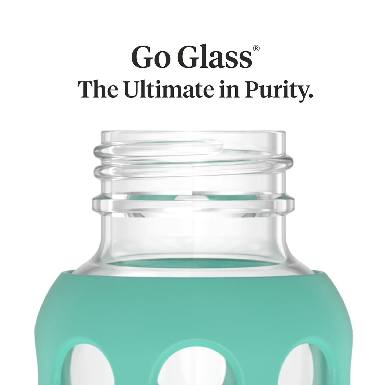 Lifefactory 9-Oz. Glass Baby Bottle with Silicone Sleeve, Stage 2 Nipple, Stopper, and Cap, Kale