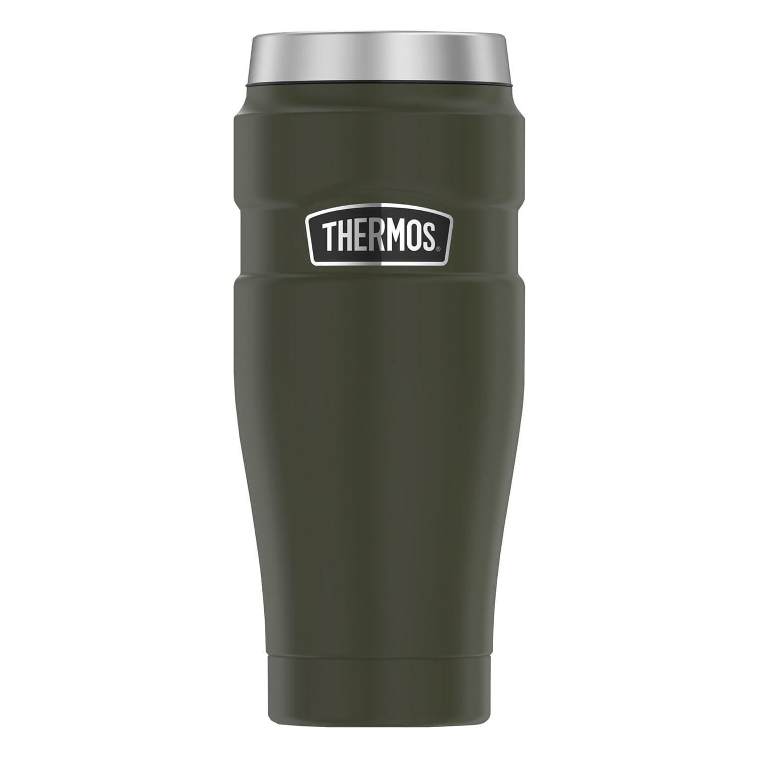 Thermos 16-Ounce Stainless King Vacuum-Insulated Stainless Steel Travel Tumbler, Pine Green