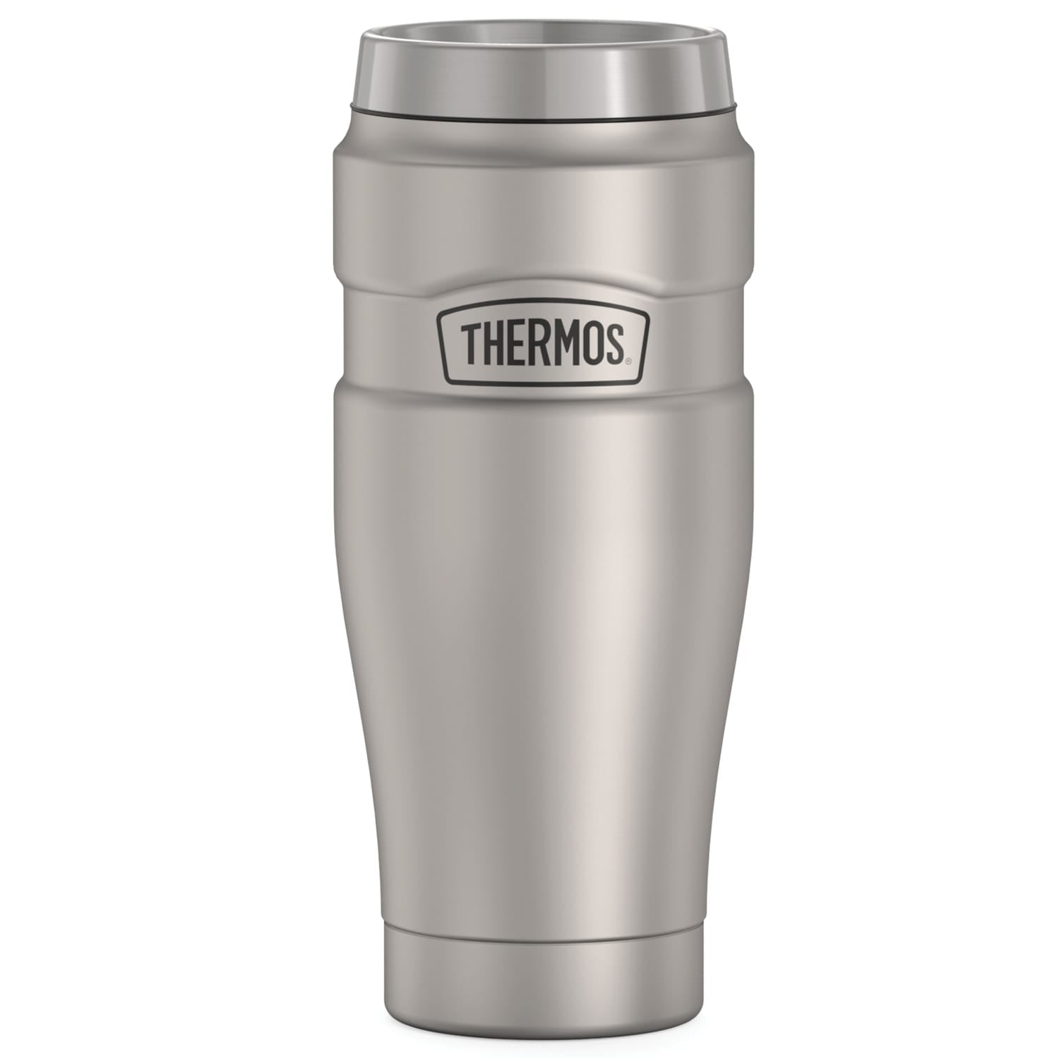 Thermos 16-Ounce Stainless King Vacuum-Insulated Stainless Steel Travel Tumbler, Matte Steel