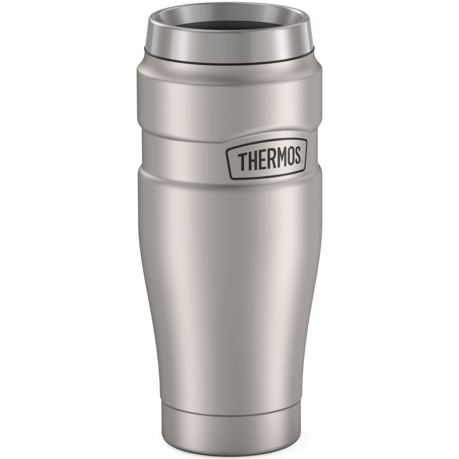 Thermos 16-Ounce Stainless King Vacuum-Insulated Stainless Steel Travel Tumbler, Matte Steel