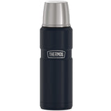 Thermos 16-Ounce Stainless King Vacuum-Insulated Stainless Steel Compact Bottle, Matte Blue