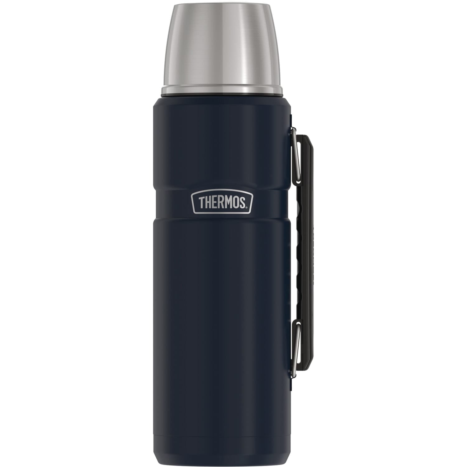 Thermos Stainless King Vacuum Insulated Stainless Steel Beverage Bottle, 1.2 L, Matte Blue