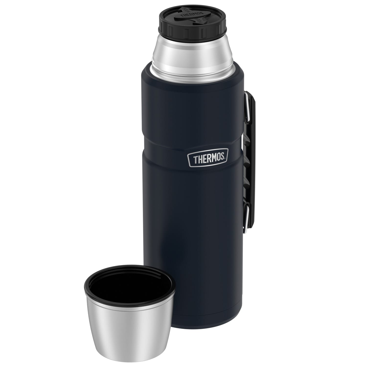 Thermos Stainless King Vacuum Insulated Stainless Steel Beverage Bottle, 2 L, Blue