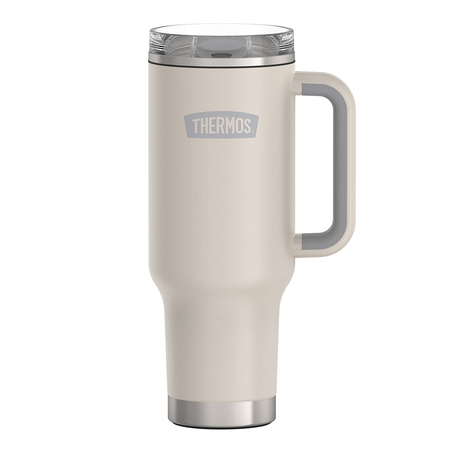 Thermos 40-Oz. Stainless Steel Cup-Holder Mug with Straw, Sandstone