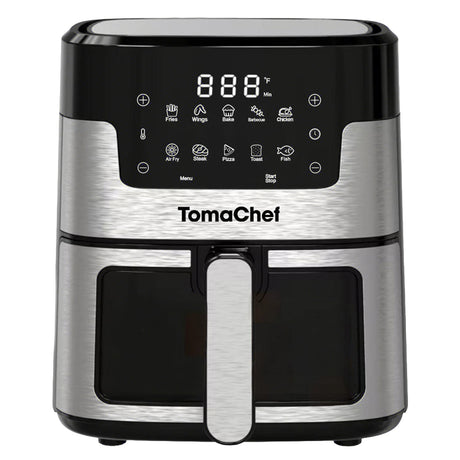 TomaChef 5.3-Qt. 10-in-1 Smart Air Fryer with Visible Window