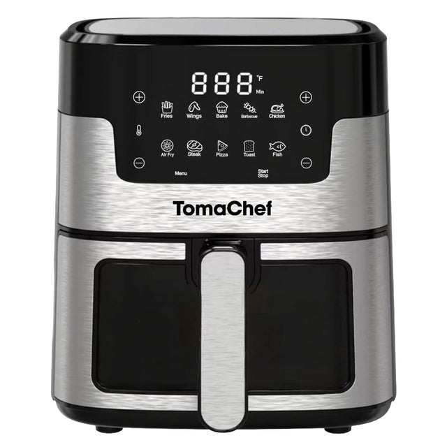 TomaChef 5.3-Qt. 10-in-1 Smart Air Fryer with Visible Window