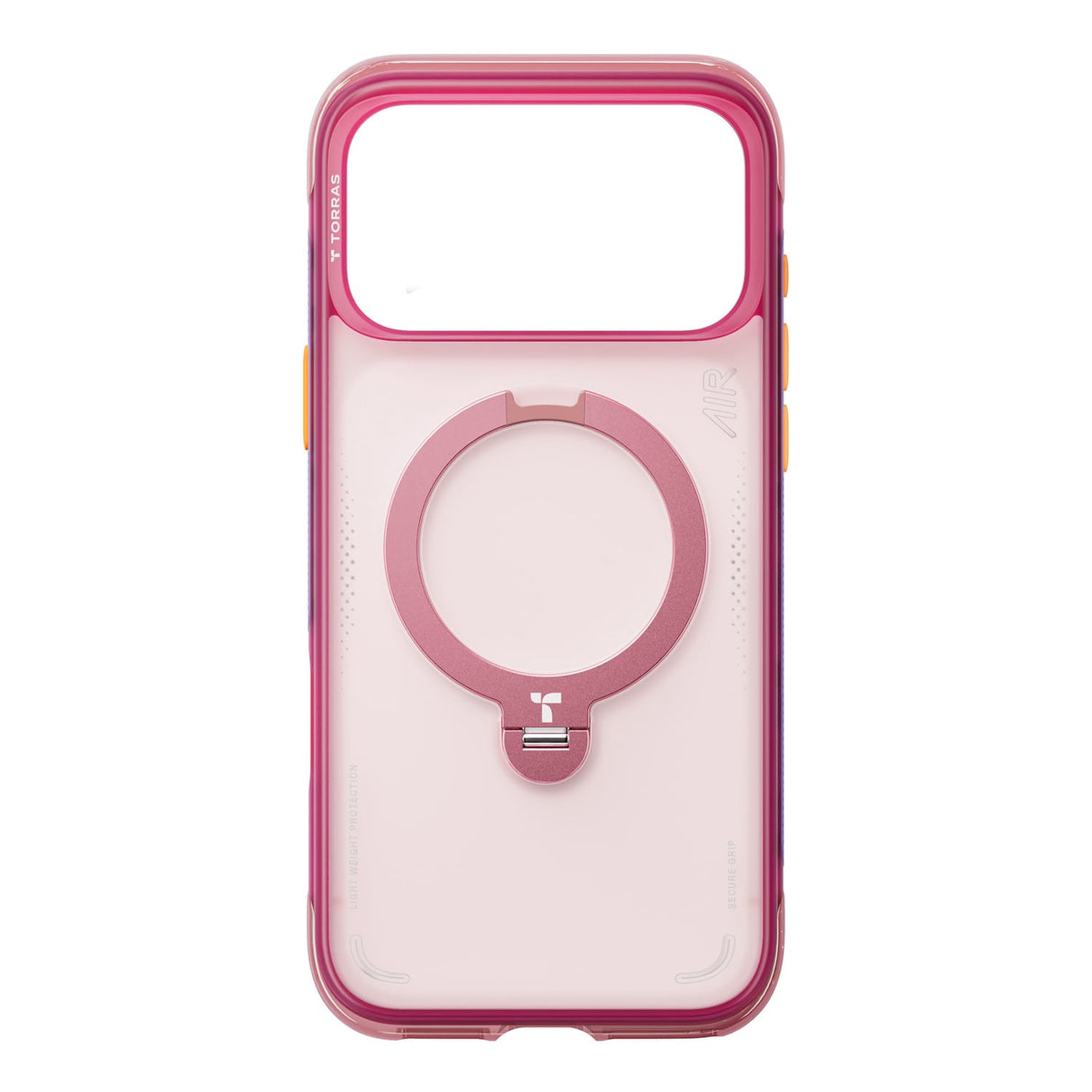 Torras iPhone 17 Pro Max Ostand Spin Air Case, Neon Sunset