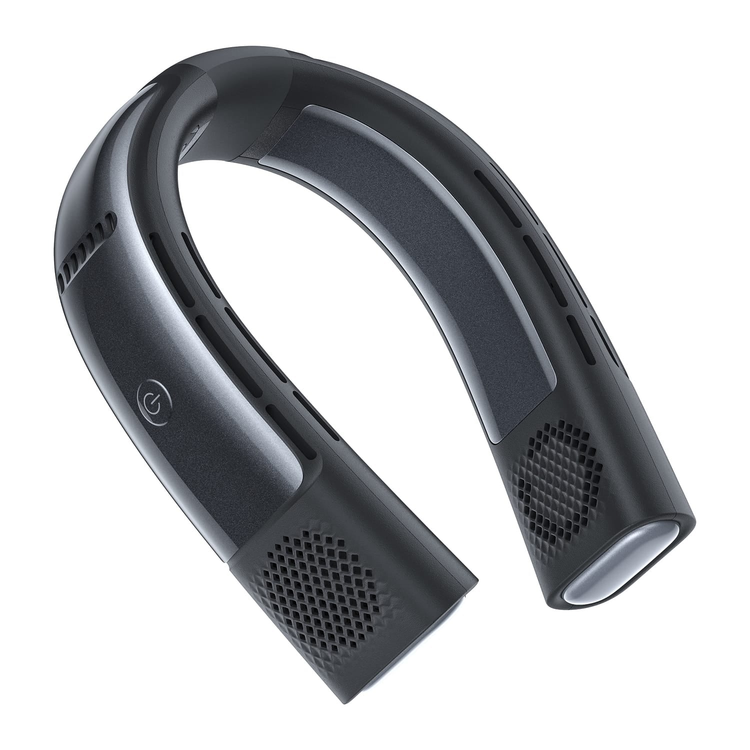 Torras Portable Neck Fan, COOLIFY 2S Neck Air Conditioner and Heater Bladeless 5000 mAh Rechargeable, Black