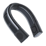 Torras Portable Neck Fan, COOLIFY 2S Neck Air Conditioner and Heater Bladeless 5000 mAh Rechargeable, Black
