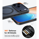 Torras Guardian Magnetic Military-Grade Protective Case, iPhone 17 Pro Max