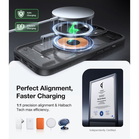 Torras Guardian Magnetic Military-Grade Protective Case, iPhone 17