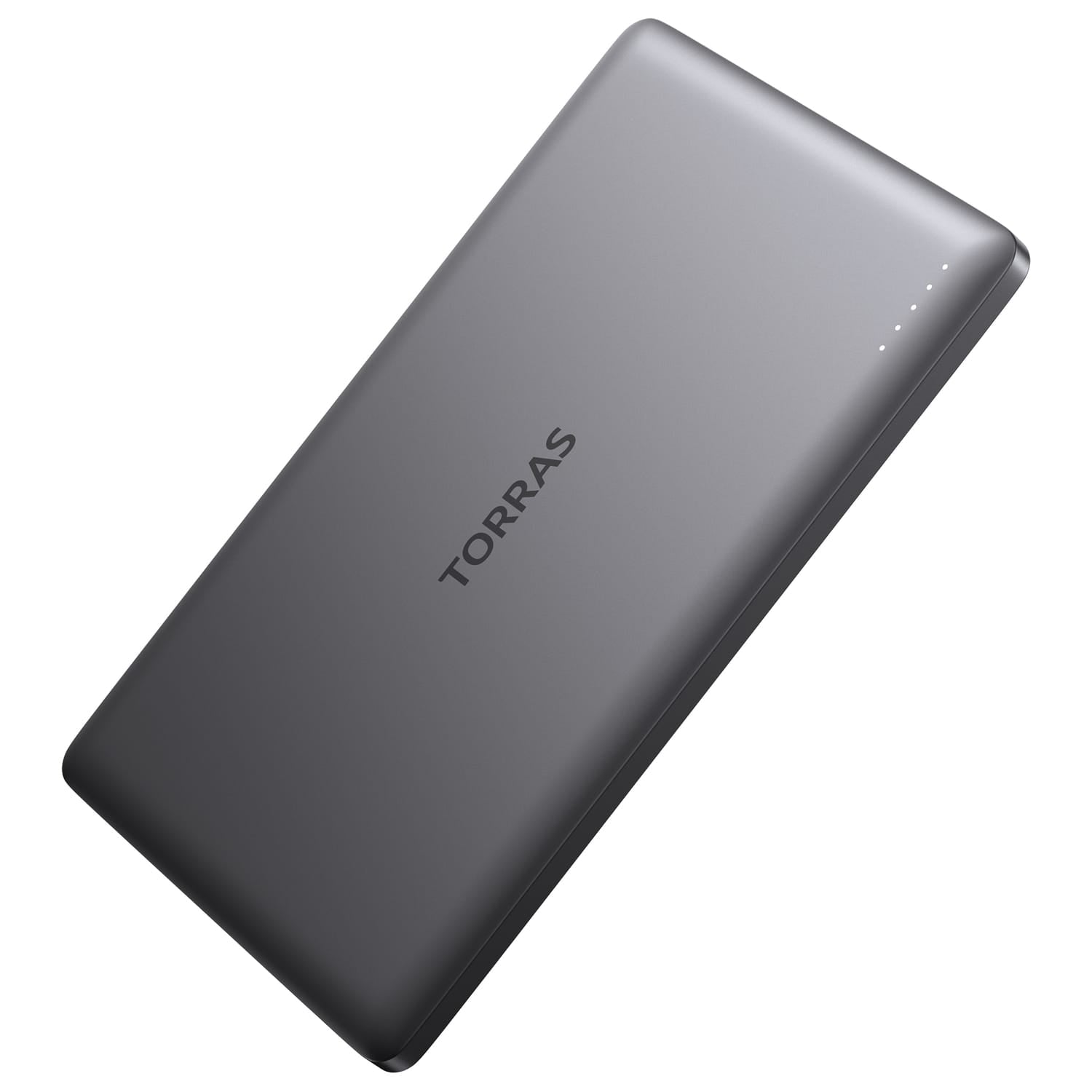 Torras MiniMag 5000-mAh Wireless Power Bank, Titanium Gray