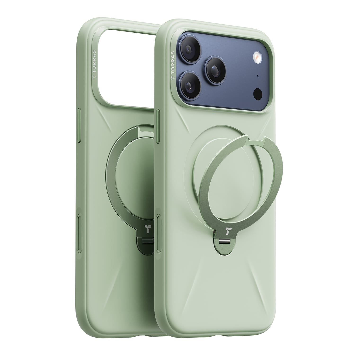 Torras Ostand Q3 Silicone Case, iPhone 17 Pro