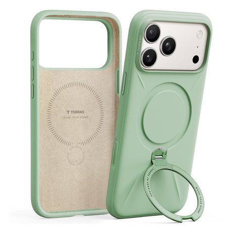 Torras Ostand Q3 Silicone Case, iPhone 17 Pro Max
