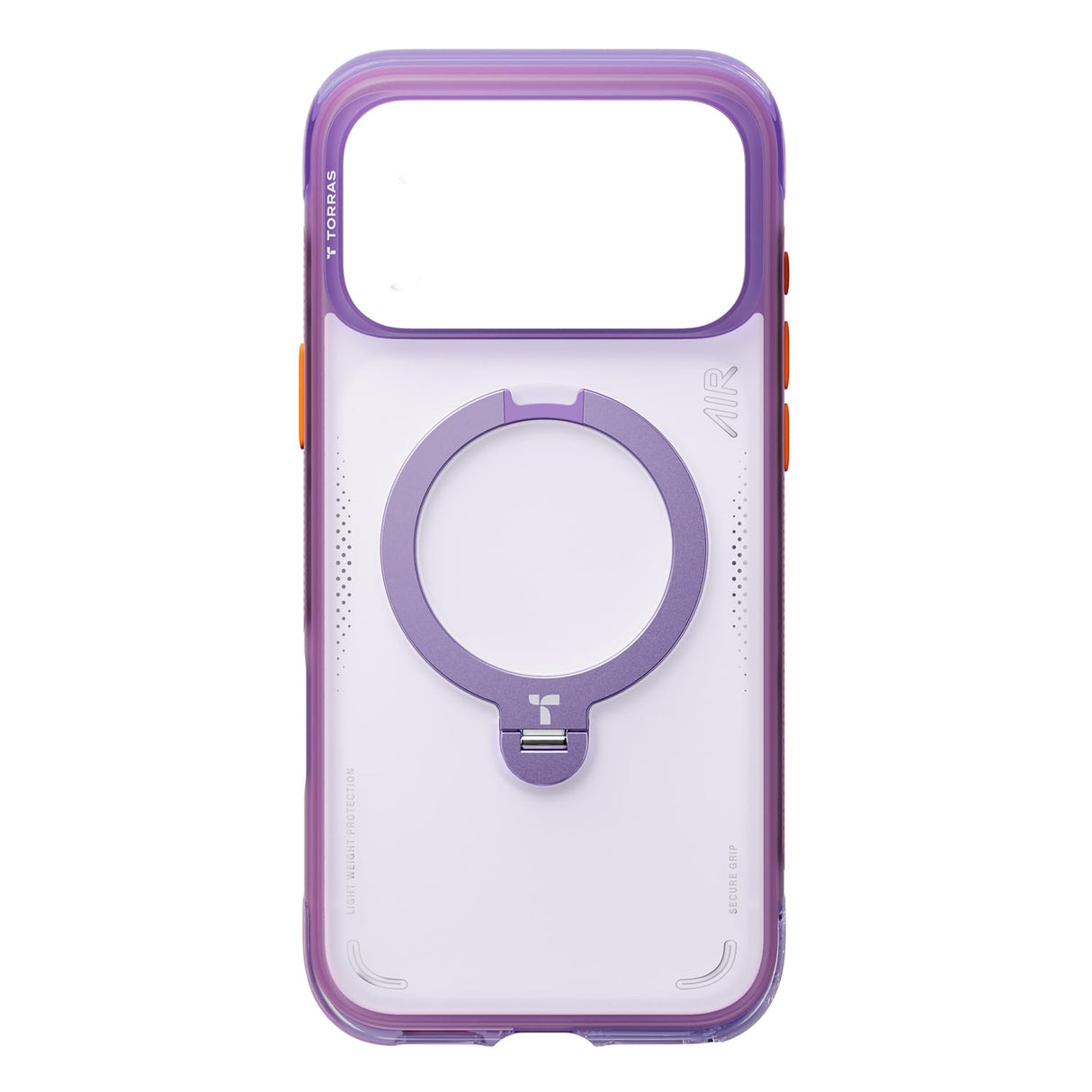 Torras iPhone 17 Pro Ostand Spin Air Case, Aurora Purple