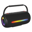 RCA 20-Watt FLEX-3 Micro Boom Portable Bluetooth Flame Mini Speaker with TWS, RGB Lights, USB/microSD Card/Aux, FM, up to 6 Hours Play Time, Black