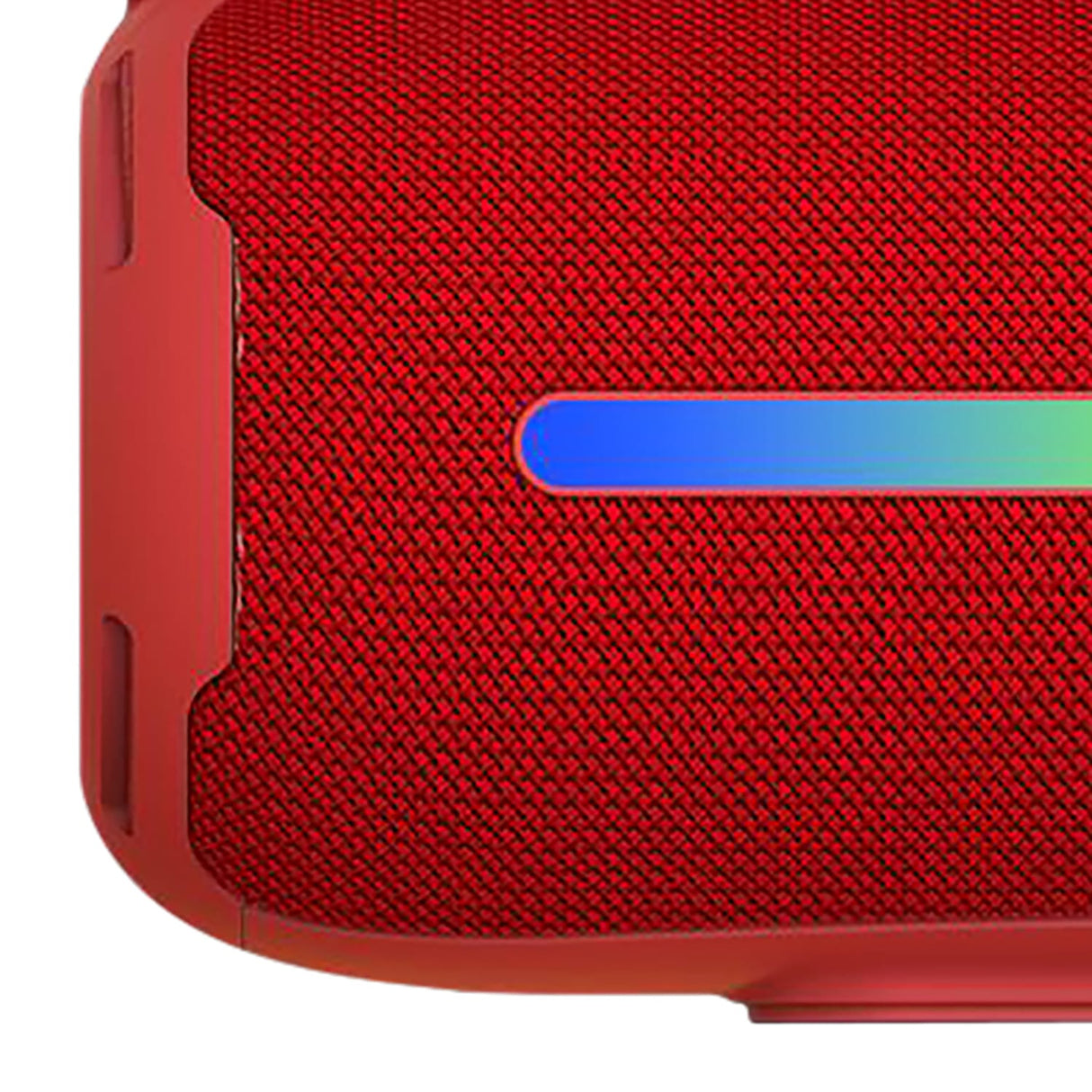 RCA 20-Watt FLEX-3 Micro Boom Portable Bluetooth Flame Mini Speaker with TWS, RGB Lights, USB/microSD Card/Aux, FM, up to 6 Hours Play Time, Red
