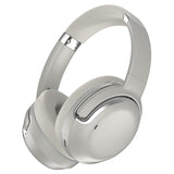 RCA WAVE-76 Bluetooth Flat-Folding On-Ear Headphones with Mic, ANC, On-Ear Controls, 3D Earpads, up to 25 Hours Play Time, Silver