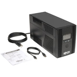 Tripp Lite by Eaton 10-AC Outlet and LAN/Coax 1500-VA/810-Watt OmniSmart Line-Interactive UPS Tower, AVR and 650-Joules Surge Protection, 6-Ft. Cord