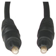 Tripp Lite by Eaton TOSLINK Digital Optical SPDIF Audio Cable, Black, 6 Ft.