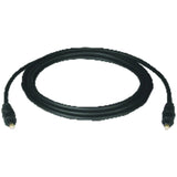 Tripp Lite by Eaton TOSLINK Digital Optical SPDIF Audio Cable, Black, 13 Ft.