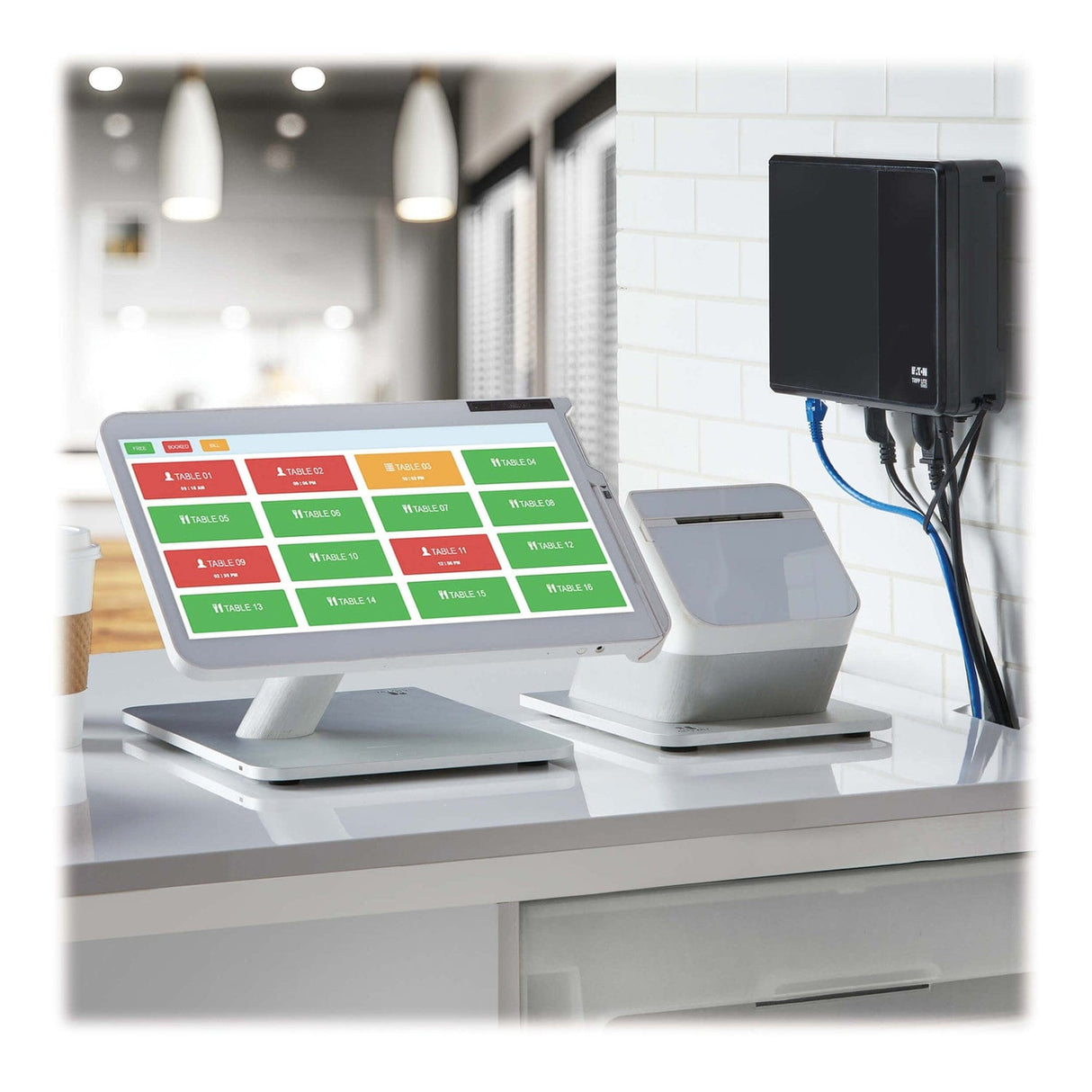 Tripp Lite by Eaton 3-AC Outlet 350-VA/210-Watt PC/Network/POS Cloud-Connected Desktop UPS with 190-Joules Surge Protection, 5-Ft. Cord, BC350RNC