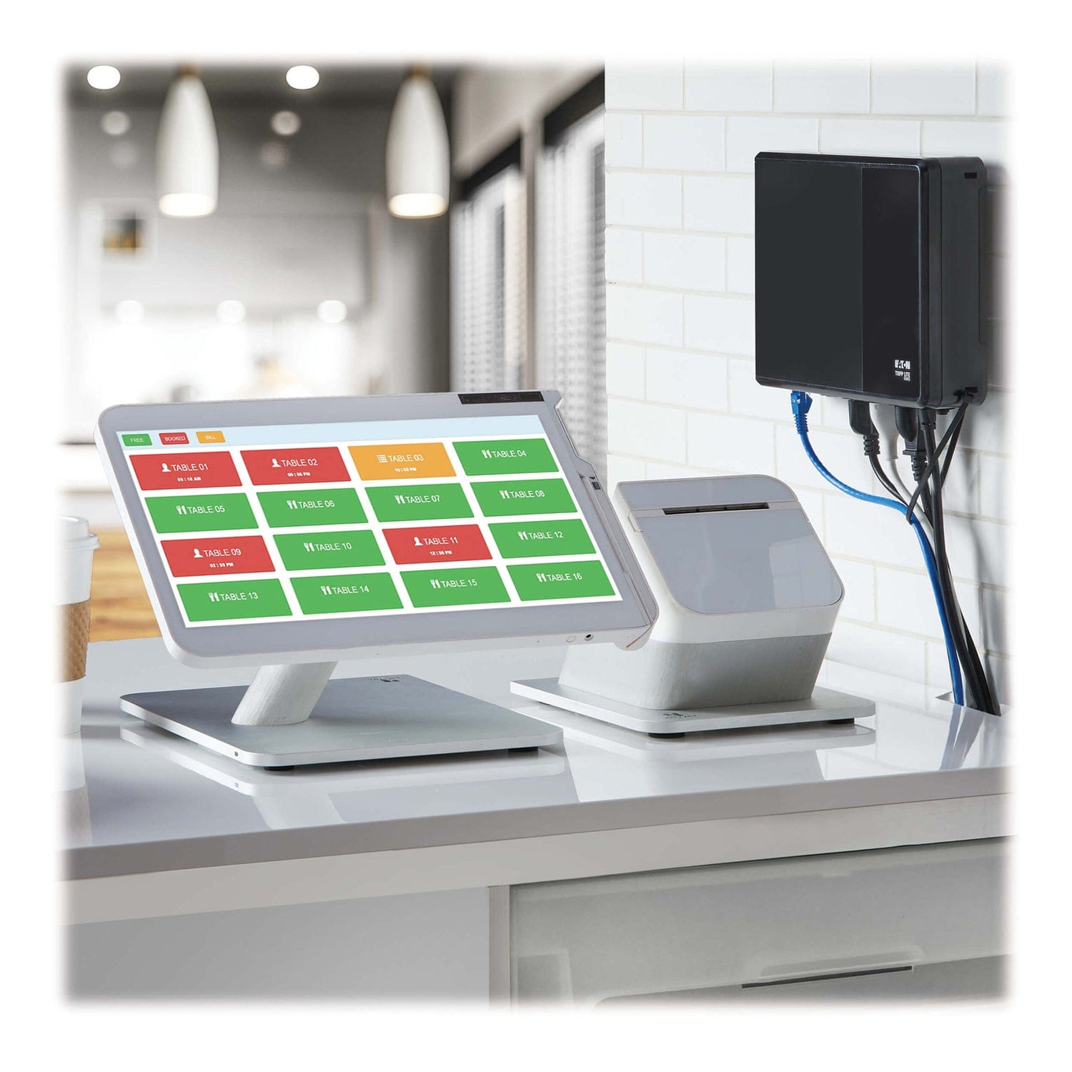 Tripp Lite by Eaton 3-AC Outlet 350-VA/210-Watt PC/Network/POS Cloud-Connected Desktop UPS with 190-Joules Surge Protection, 5-Ft. Cord, BC350RNC