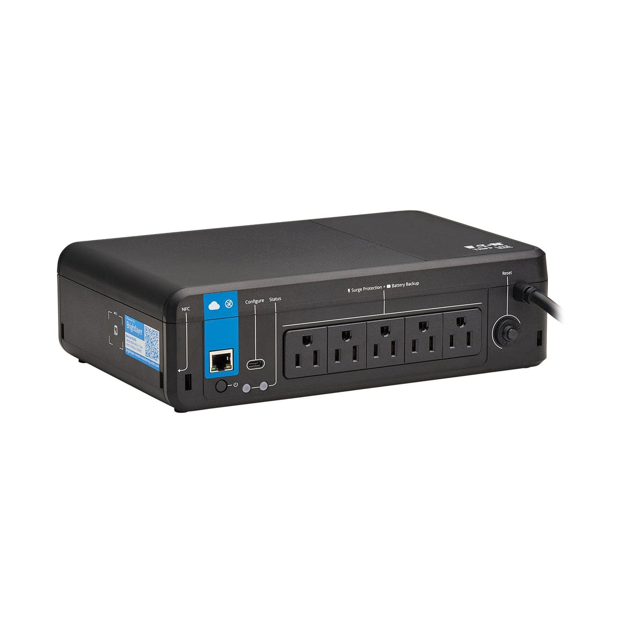 Tripp Lite by Eaton 5-AC Outlet 850-VA/450-Watt PC/Network/POS Cloud-Connected Desktop UPS with 190-Joules Surge Protection, 5-Ft. Cord, BC850RNC