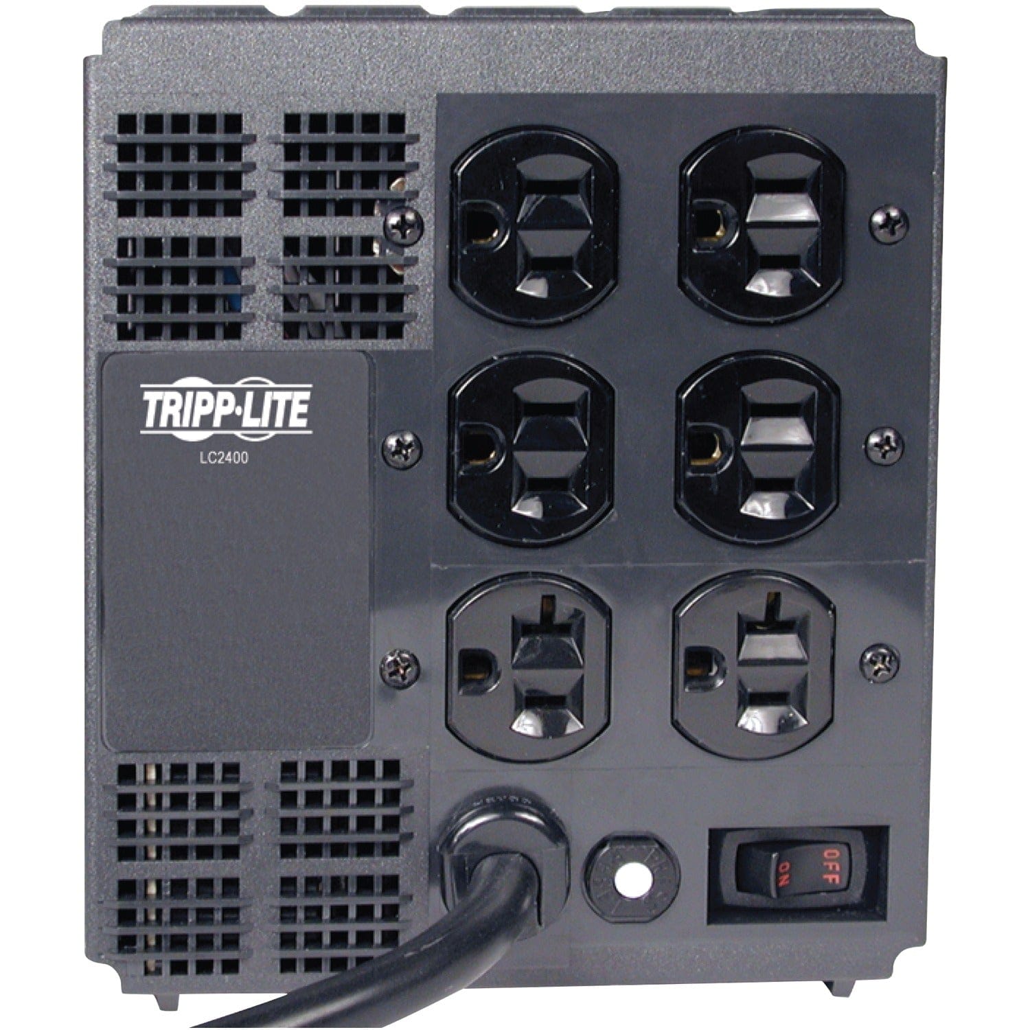 Tripp Lite by Eaton 6-AC Outlet 2400-Watt Line Conditioner, 6-Ft. Cord with Straight Plug, LC2400