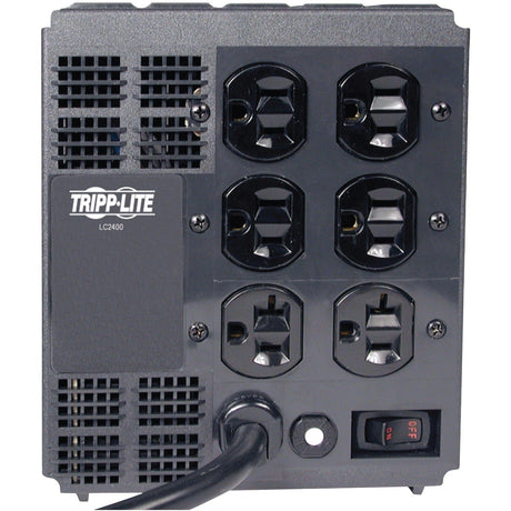 Tripp Lite by Eaton 6-AC Outlet 2400-Watt Line Conditioner, 6-Ft. Cord with Straight Plug, LC2400