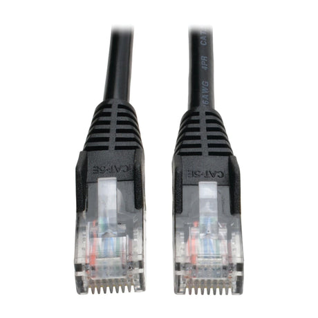 Tripp Lite by Eaton CAT-5/5E Snagless Molded Solid UTP Ethernet Cable, Black, 25 Ft.