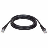 Tripp Lite by Eaton CAT-5/5E Snagless Molded Solid UTP Ethernet Cable, Black, 100 Ft.