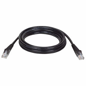 Tripp Lite by Eaton CAT-5/5E Snagless Molded Solid UTP Ethernet Cable, Black, 100 Ft.
