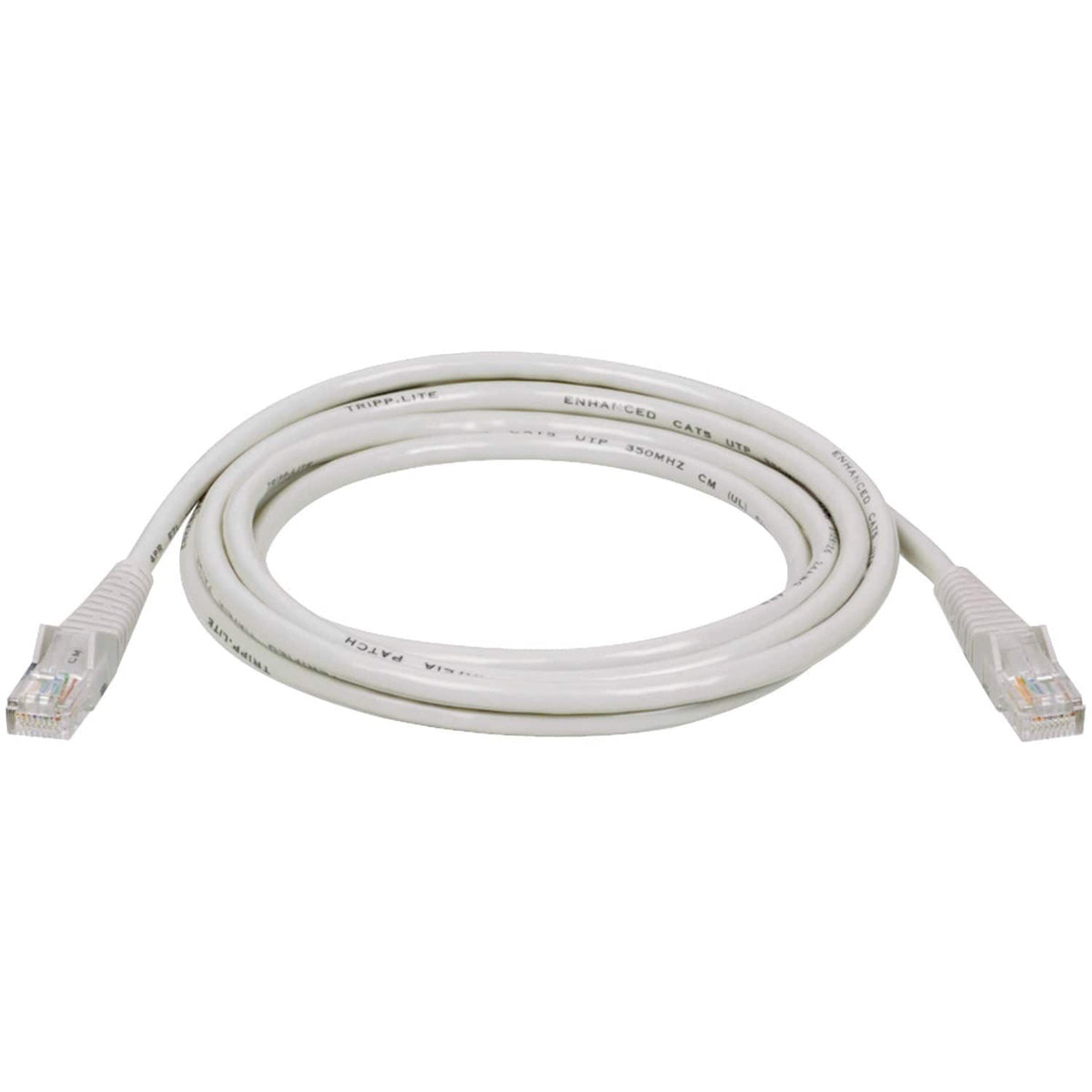 Tripp Lite by Eaton CAT-6 Gigabit Snagless Molded Stranded UTP Ethernet Cable, 7 Ft., White