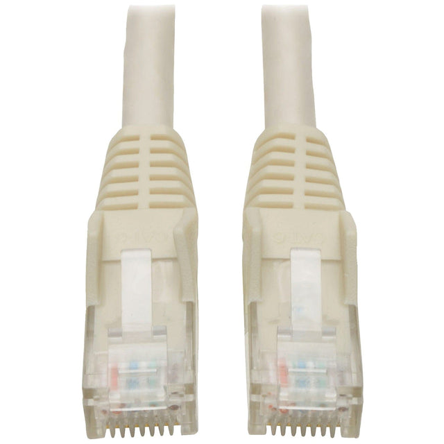 Tripp Lite by Eaton CAT-6 Gigabit Snagless Molded Solid UTP Ethernet Cable, 14 Ft., White