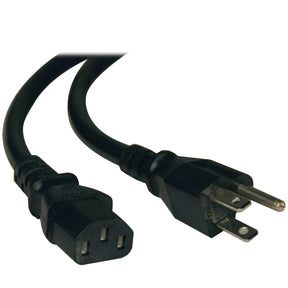 Tripp Lite by Eaton 18-AWG 10-Amp Universal Computer Power Cord, 10 Ft.