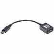 Tripp Lite by Eaton 1080p/1200 DisplayPort Male to VGA Female Active Cable Adapter, 6 In., Black, P134-06N-VGA
