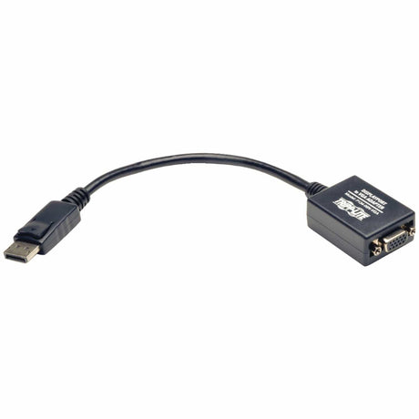 Tripp Lite by Eaton 1080p/1200 DisplayPort Male to VGA Female Active Cable Adapter, 6 In., Black, P134-06N-VGA